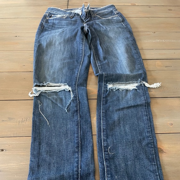 Classic Denim Colour PAIGE jeans cropped - Picture 1 of 9